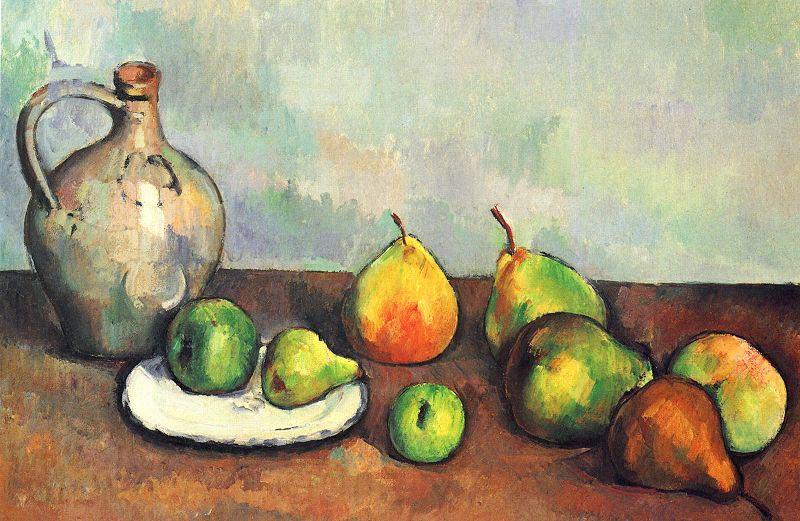 Paul Cezanne Stilleben, Krug und Fruchte Norge oil painting art